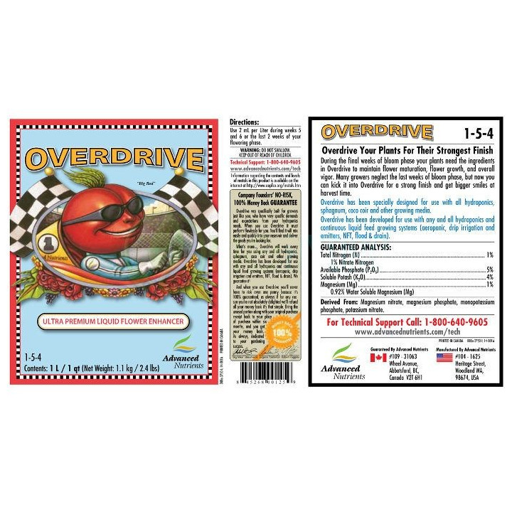 Overdrive Advanced Nutrients
