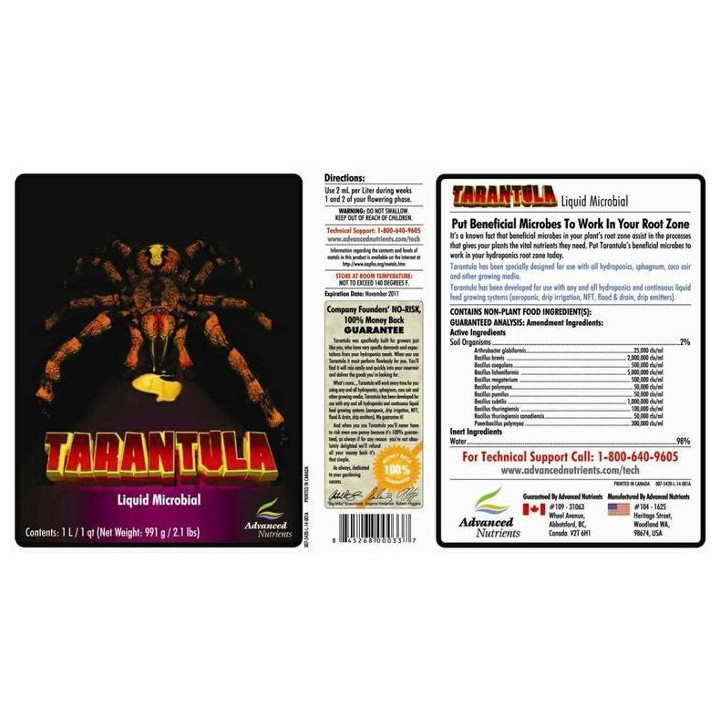 Tarantula Advanced Nutrients