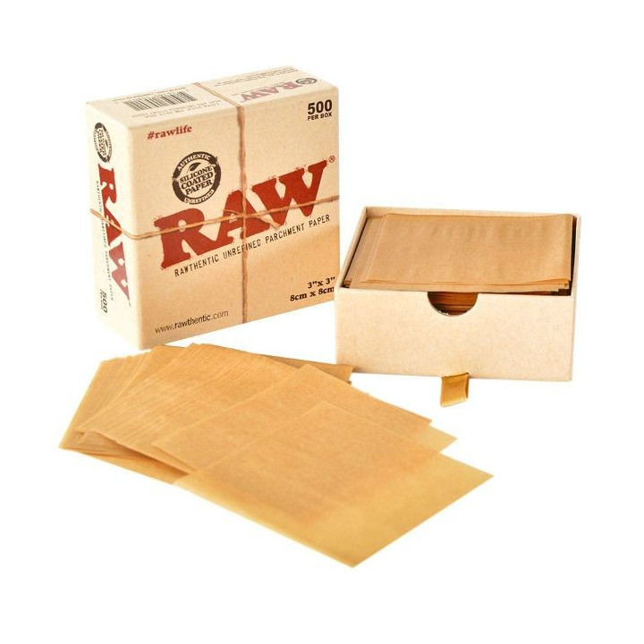 Raw papel de horno para extracciones