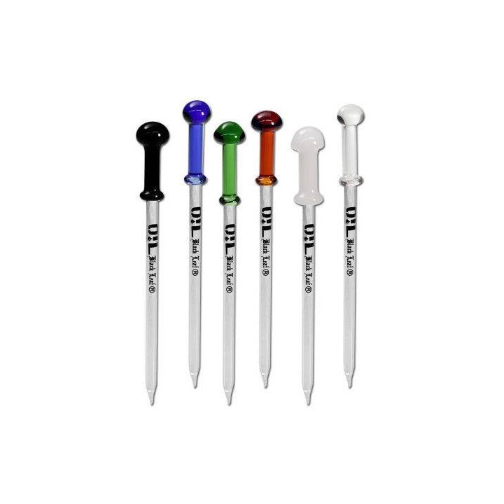 Oil Black Leaf Glass Dabber