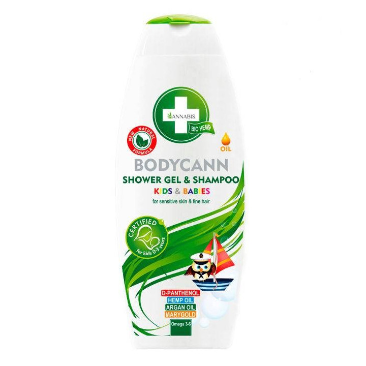 Bodycann Kids gel & champú 250ml 	