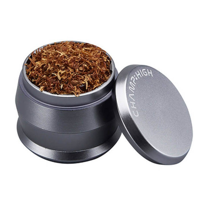 Grinder Champ High Aluminium 4 partes gris cargado