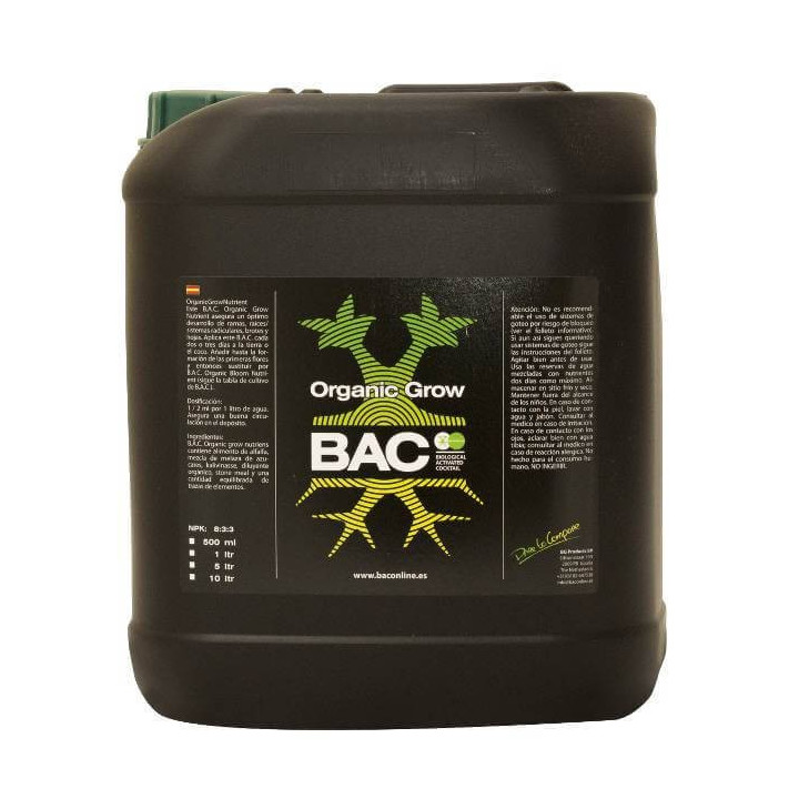 Organic Grow 5 litros BAC