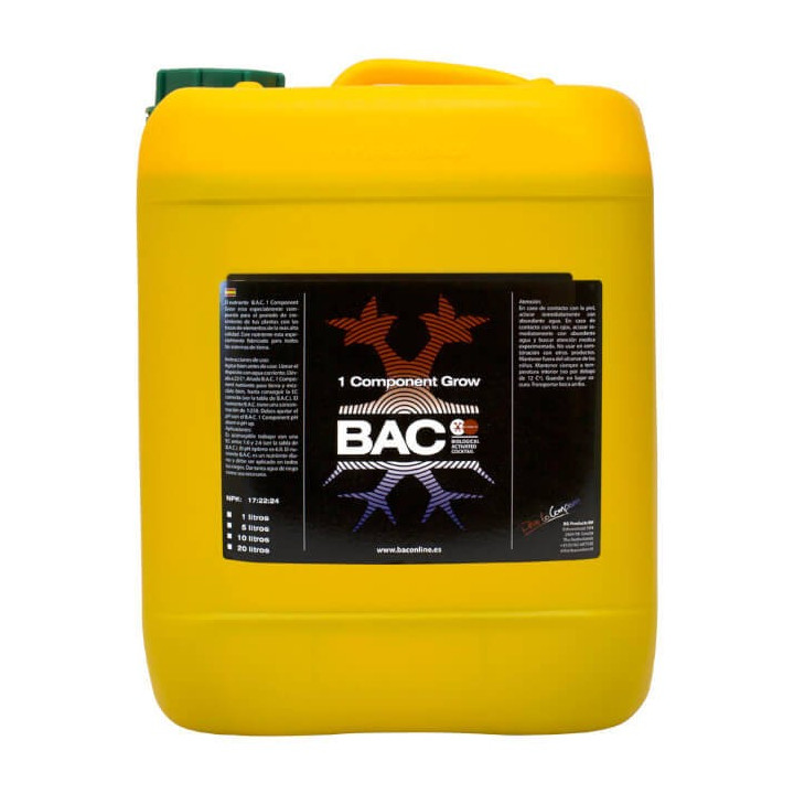 1 component grow 10 litros BAC