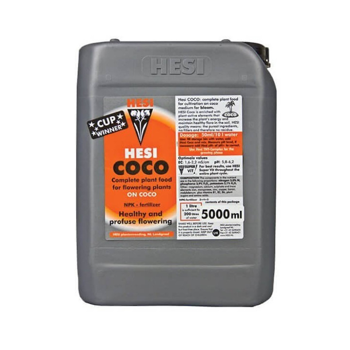 Hesi Coco 5 litros, 10 litros y 20 litros