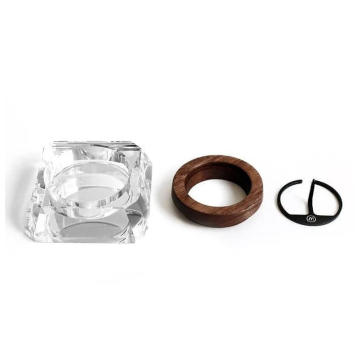 Cenicero de Madera y cristal MARLEY NATURAL