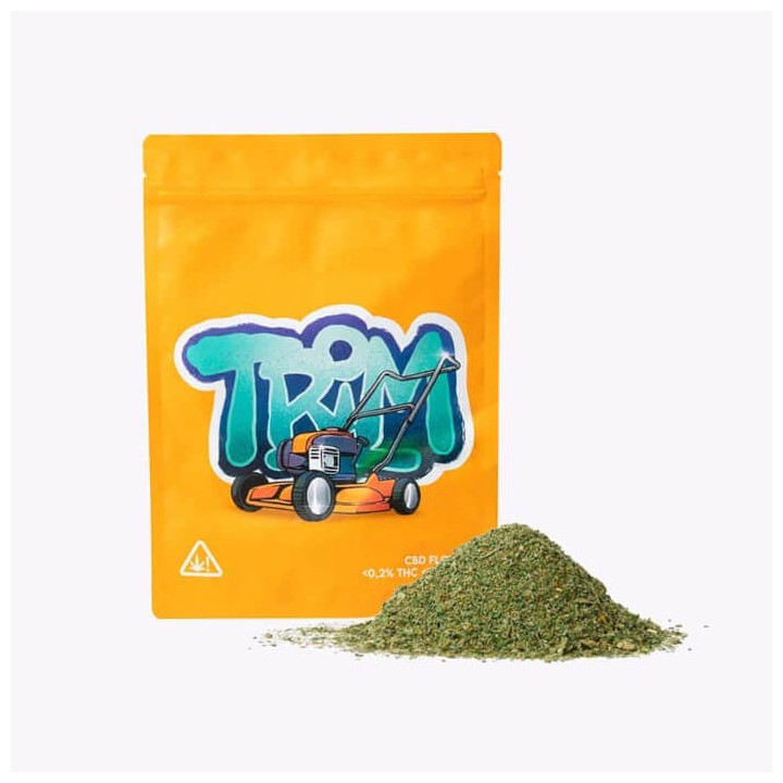 Picadura de flores CBD Trim Mix 50 gramos de Gorilla Grillz