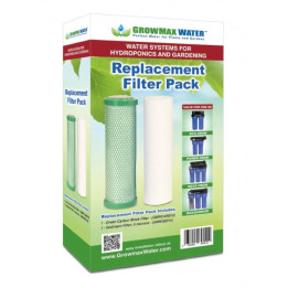Pack de filtros de recambio para los filtros ECO, POWER, MEGA y MAXQUARIUM de GrowMax Water