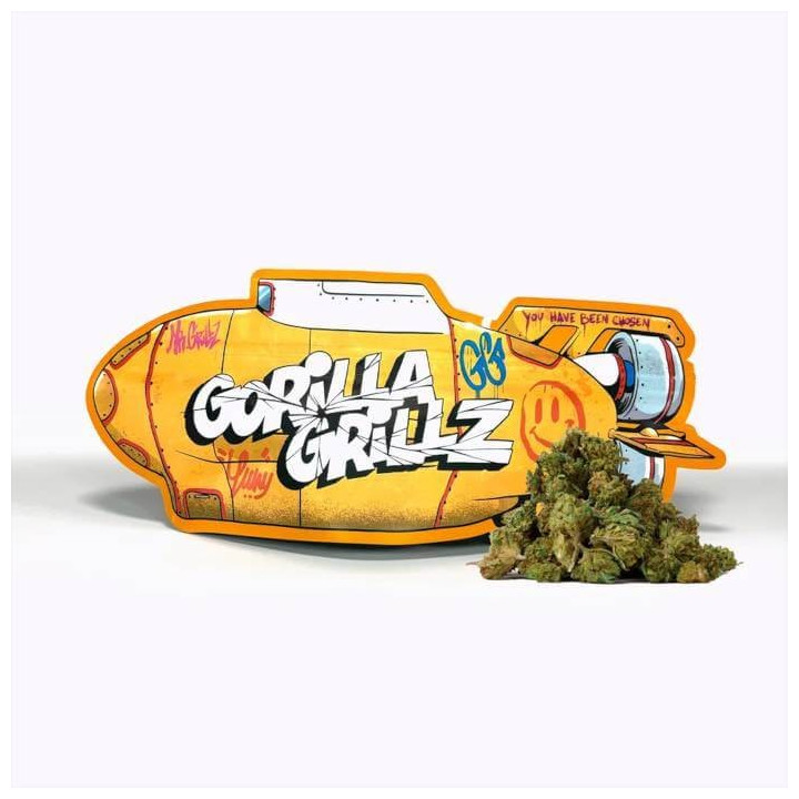 Cogollos de CBD Small Buds de Gorilla Grillz 10 g. Submarine