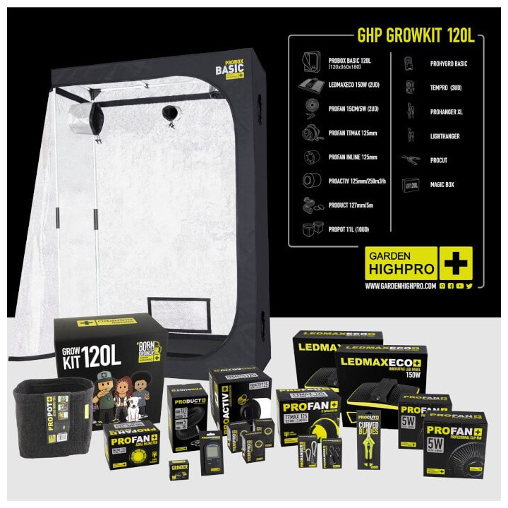 Kit de Cultivo Growkit 120L de Garden HighPro