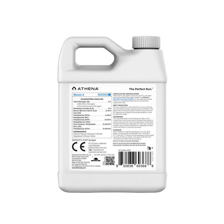 Bloom A [ Athena Fertilizantes - Blended ] ☘️ Diosa Planta