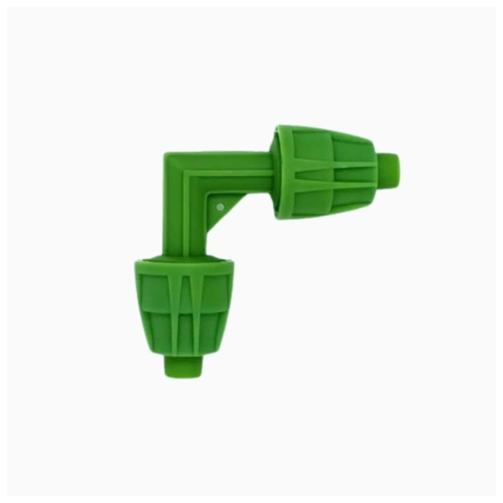Conexion en codo Kit de riego automatico Pulpo Qring Netadrip