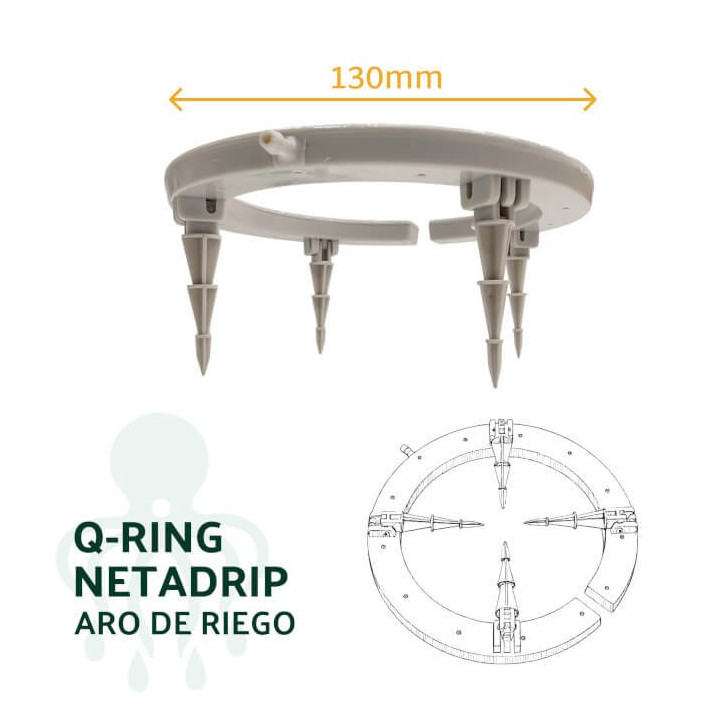 Aro de riego Q-Ring