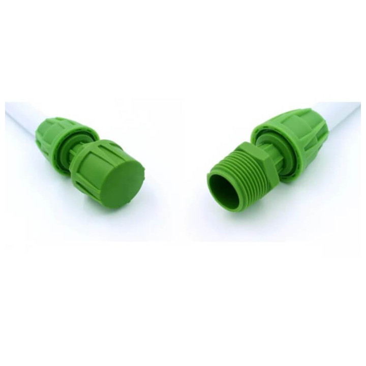 Conexion recta con tapon fin de circuito