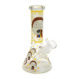 Bong De Cristal Morty Fosforescente