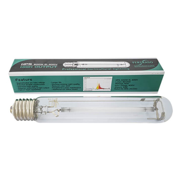 Bombilla HPS Floración Fertraso Fitting 600 w