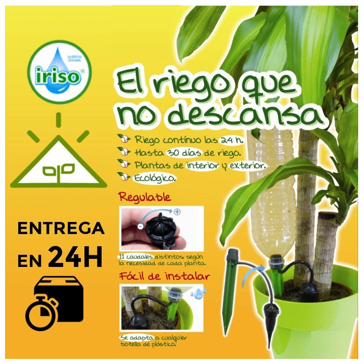 Riego IRISO por goteo